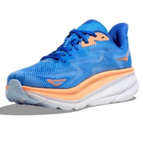 Hoka Clifton 9 Coastal Sky/Orange Mens size 10 NEW!!! - Picture 5 of 8